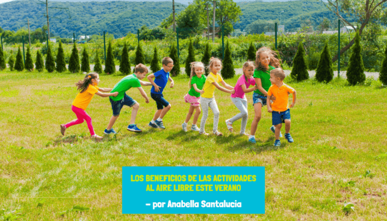 ¿Cuáles son los beneficios de involucrar a los niños en actividades al aire libre?