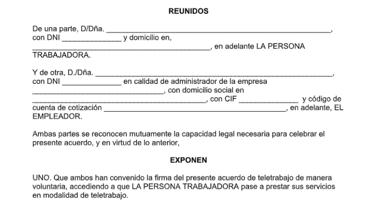 ¿Qué es el contrato de trabajo a distancia?