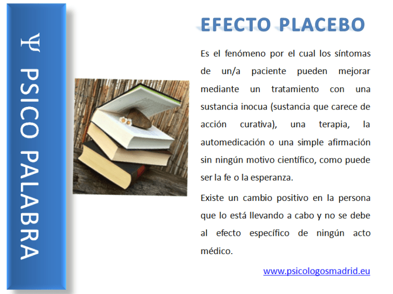 ¿Qué es el efecto placebo y por qué funciona?
