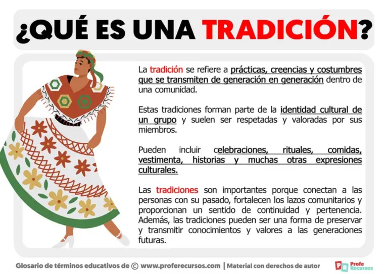 ¿Qué es la cultura y tradiciones?